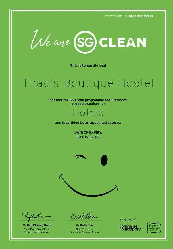 Thad'S Boutique Hostel Singapore 2*,  Singapore